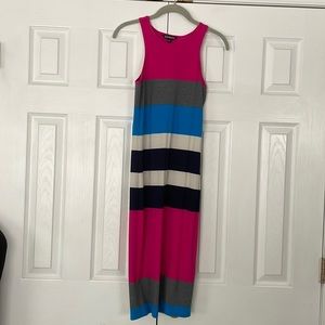 Express Midi Bodycon Striped Dress Small